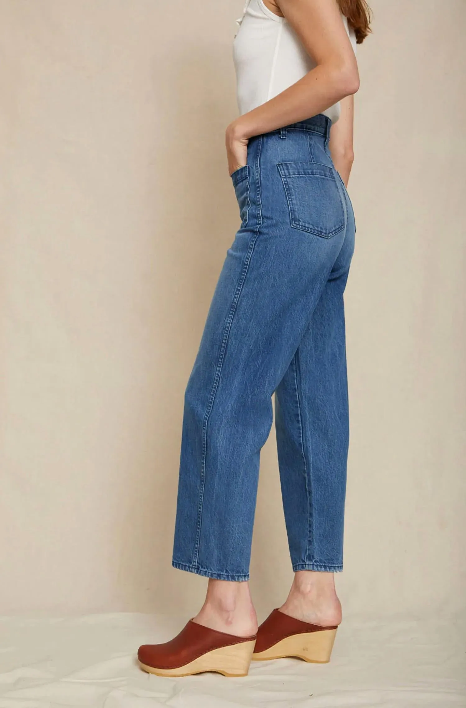 Amo - Patch Pocket Jean