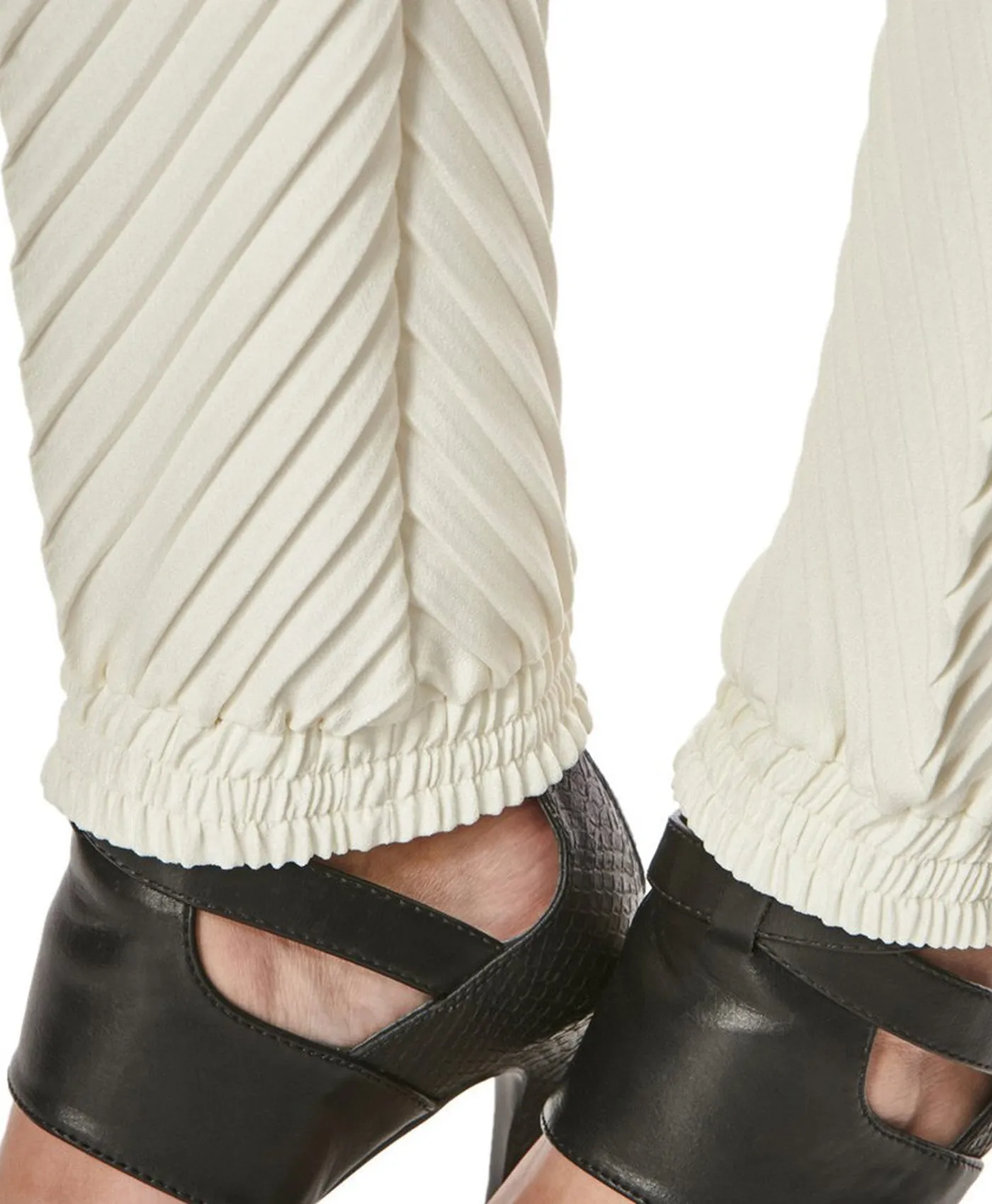 Artemis Chevron Trousers in White