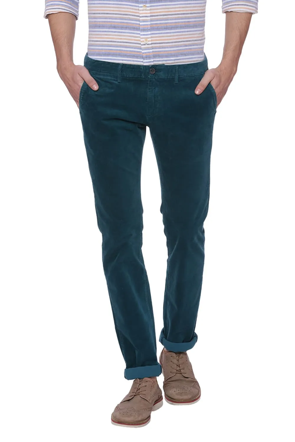 Basics Skinny Fit Corduroy Stretch Trouser