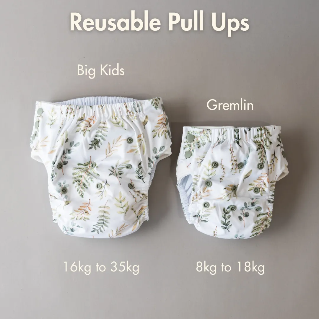 Big Kids Pull Up Reusable Nappy - Midas