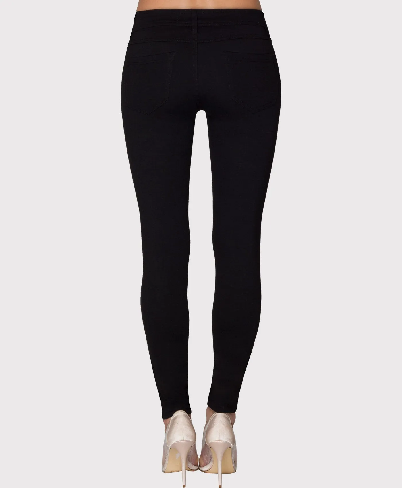Black Super Skinny Stretch Jeggings