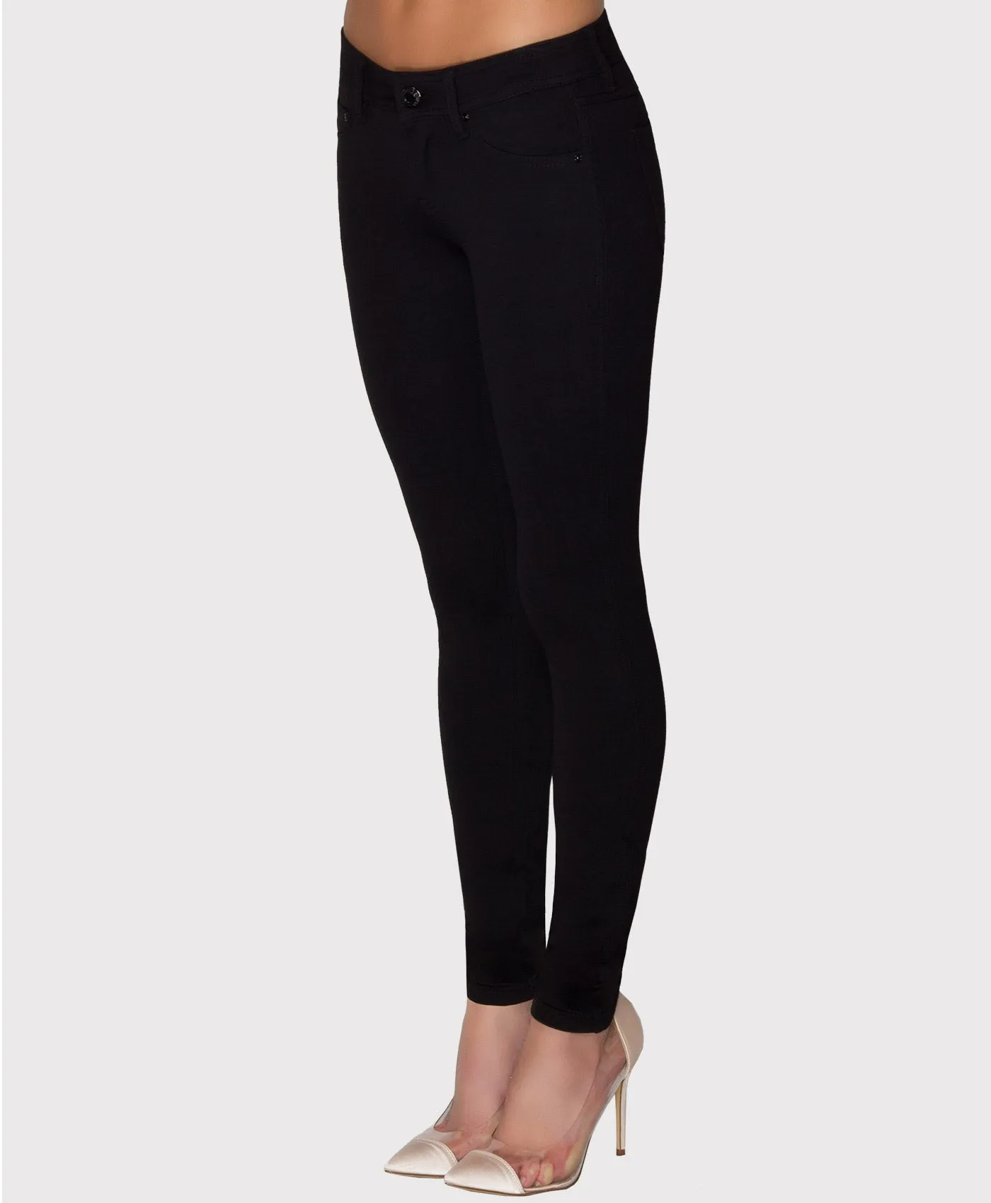 Black Super Skinny Stretch Jeggings