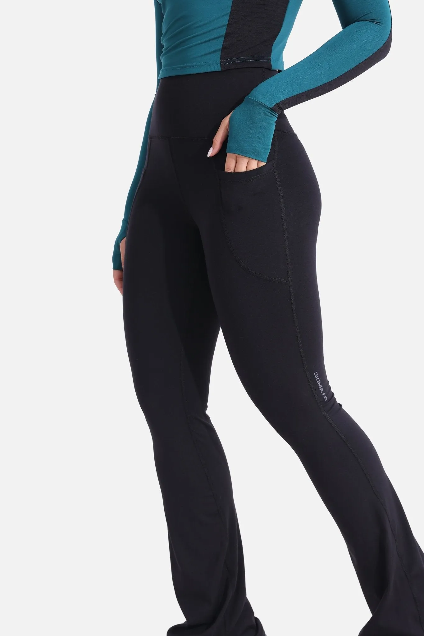 Black Yoga Flare Pants