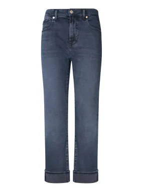 Blue Relaxed Skinny Jeans