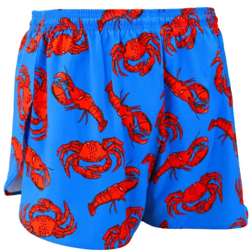 Boa Men's Stretch 3" Printed Half Split Trainer shorts