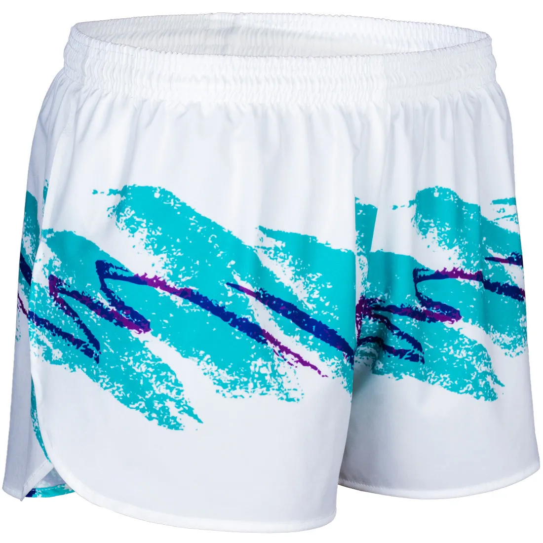 Boa Men's Stretch 3" Printed Half Split Trainer shorts