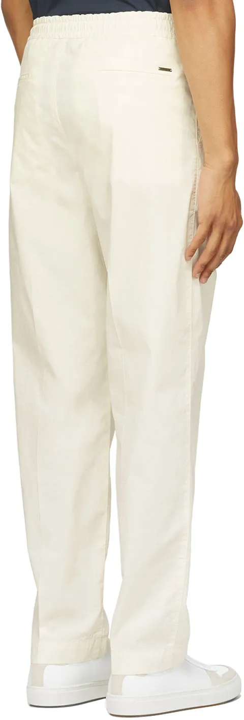 Boss Off-White Parko Pleats Trousers