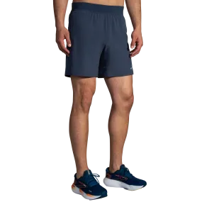 Brooks | Sherpa 7" Shorts | Men's | Blue Slate