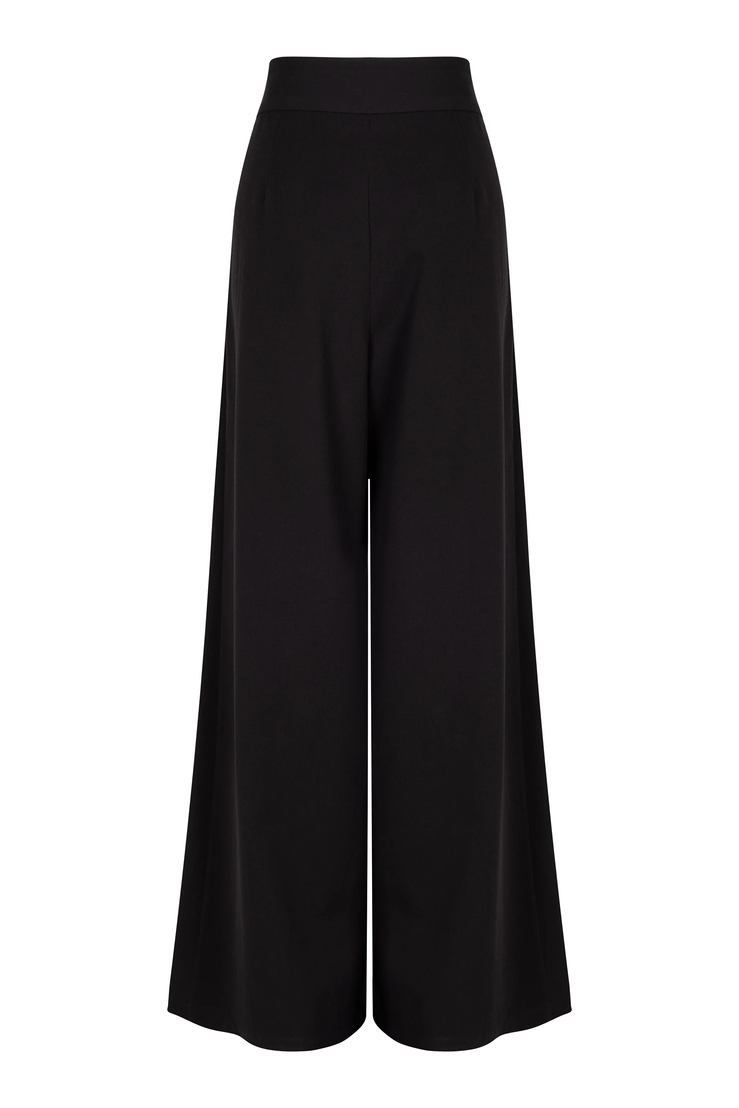 'Calla' Pleated Wide Leg Trousers