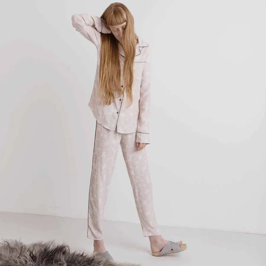 CHARLESTON TAILORED SILK SHIRT BLOSSOM