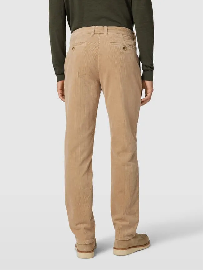 Christian Berg Corduroy Pants with Stretch Fill, Sand