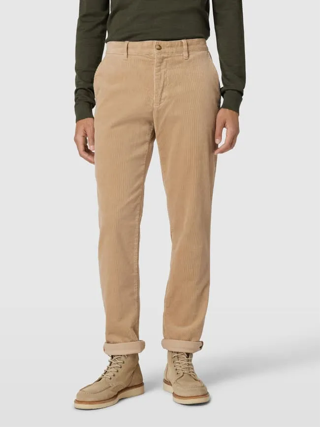 Christian Berg Corduroy Pants with Stretch Fill, Sand