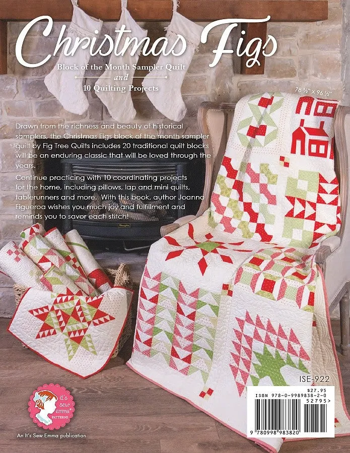 Christmas Figs Quilt Pattern Book by Joanna Figueroa for It's Sew Emma