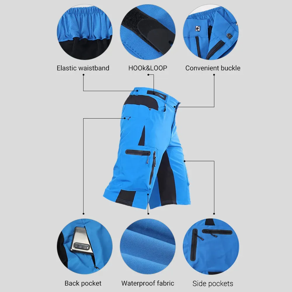 Cycling Shorts Men Summer Mountain Bike Downhill Shorts Loose Outdoor Sports Riding Road MTB Bicycle Short Trousers