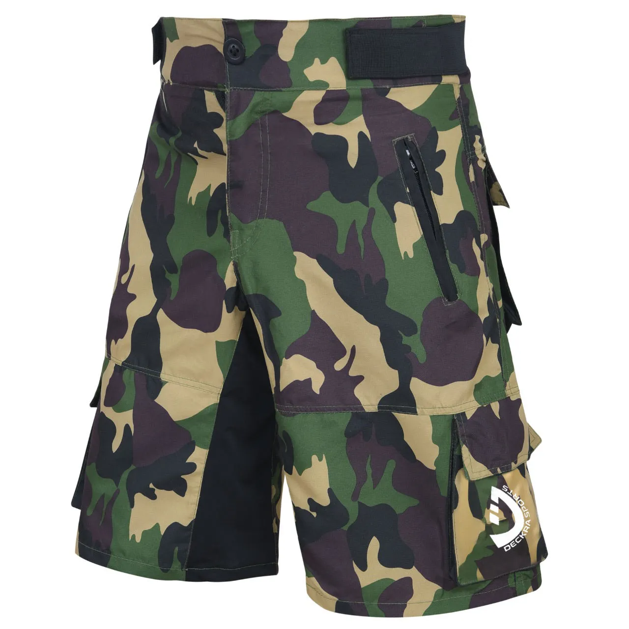 Deckra Mens Cycling MTB Short Coolmax Padded Liner Off Road Shorts Multi Pockets