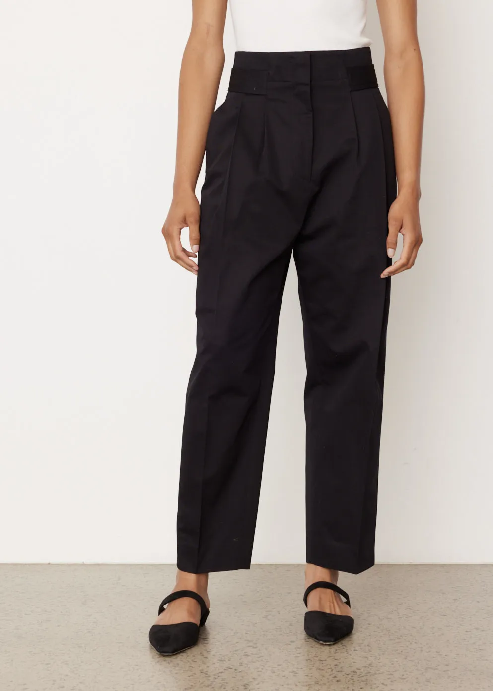 Double-Pleated Trousers