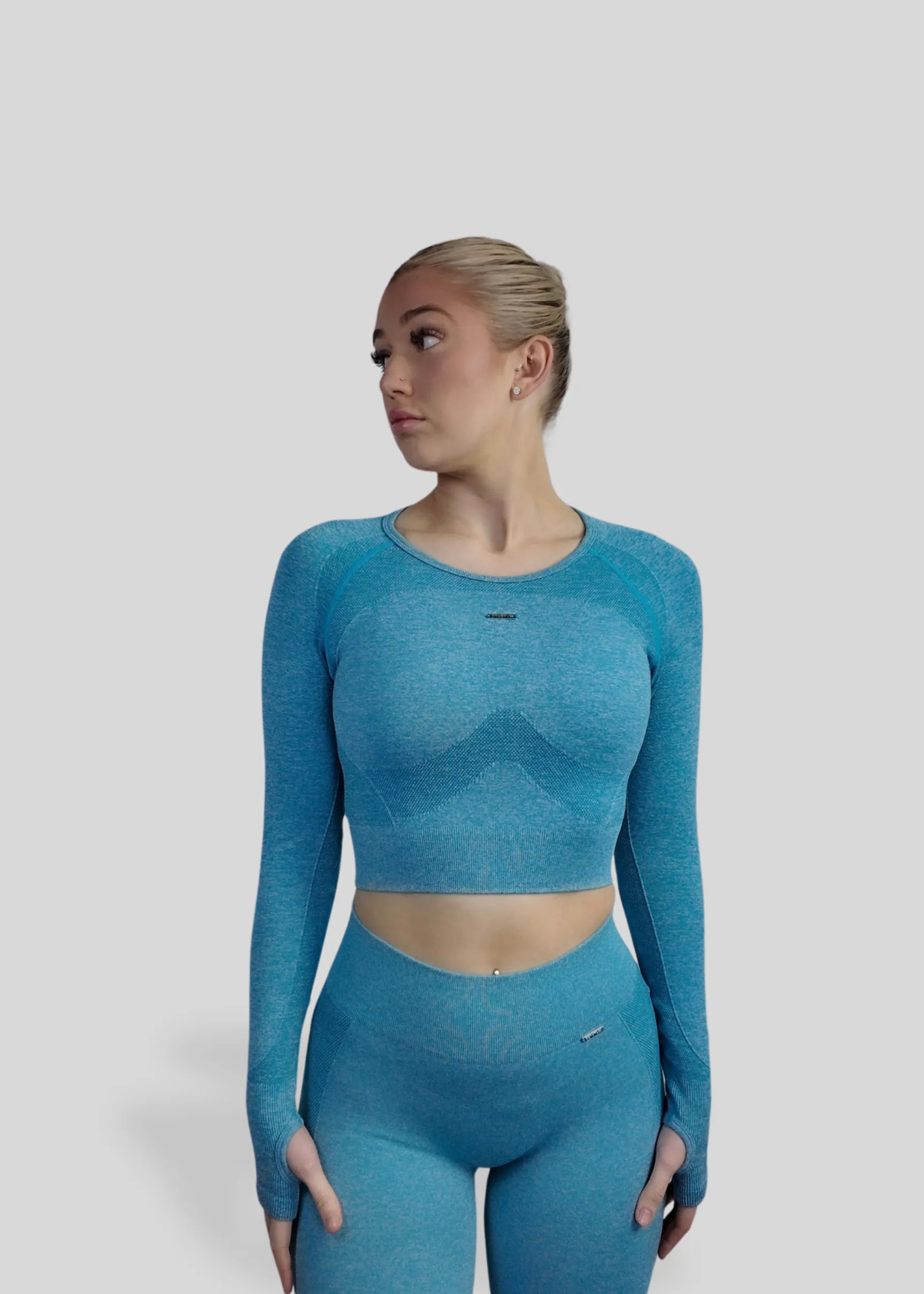 Electro Long Sleeve Crop