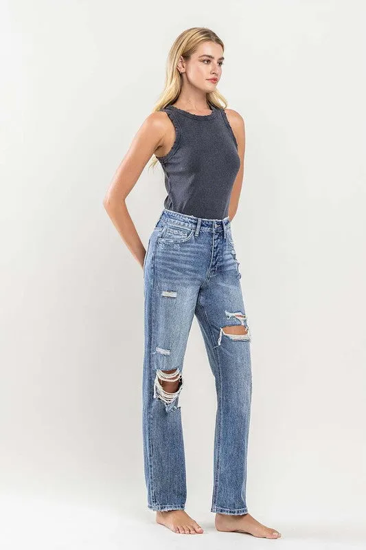 Flying Monkey Distressed Relaxed Fit Jean