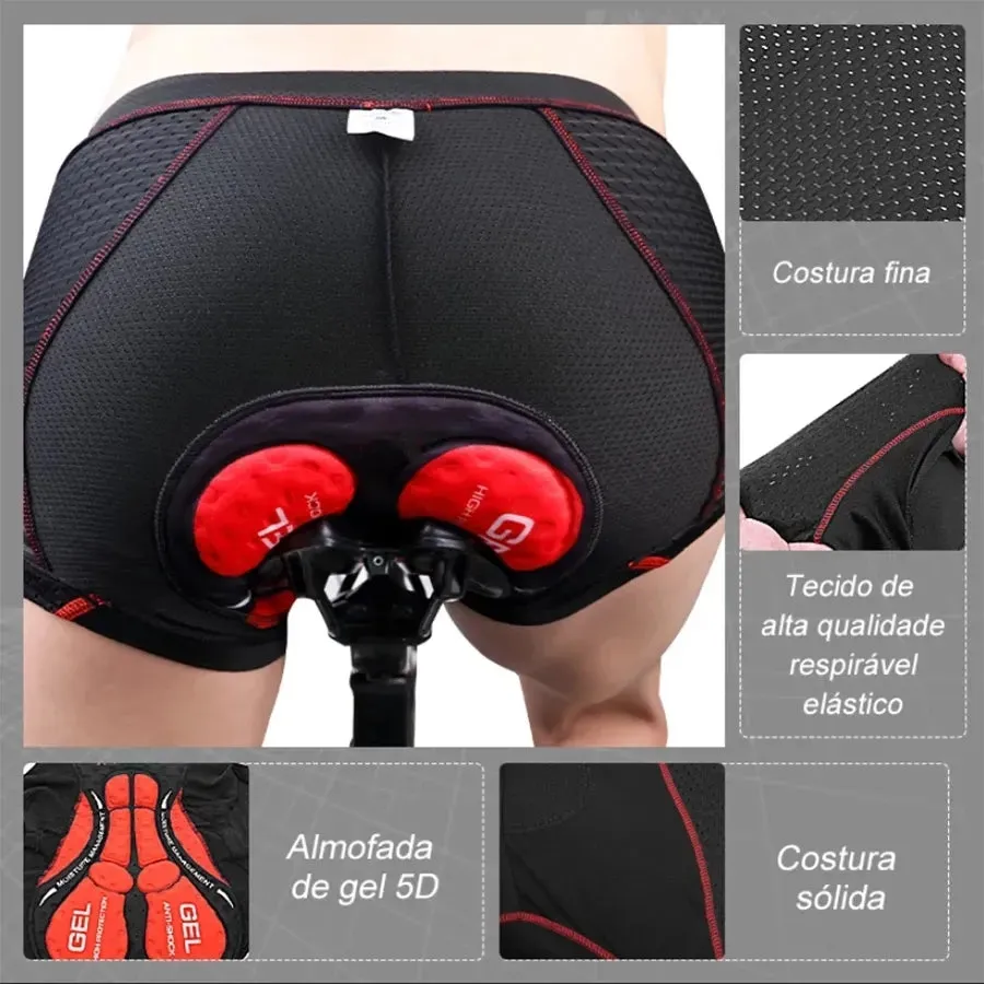 FUALRNY Cycling Shorts Underwear Breathable Padded 5D Gel Bike Shorts Men MTB Anti Slip Leg Grips Riding Cycling Shots Ciclismo