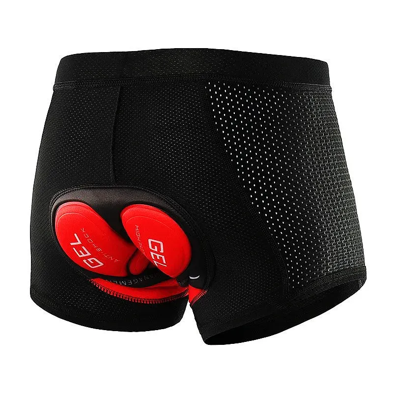 FUALRNY Cycling Shorts Underwear Breathable Padded 5D Gel Bike Shorts Men MTB Anti Slip Leg Grips Riding Cycling Shots Ciclismo