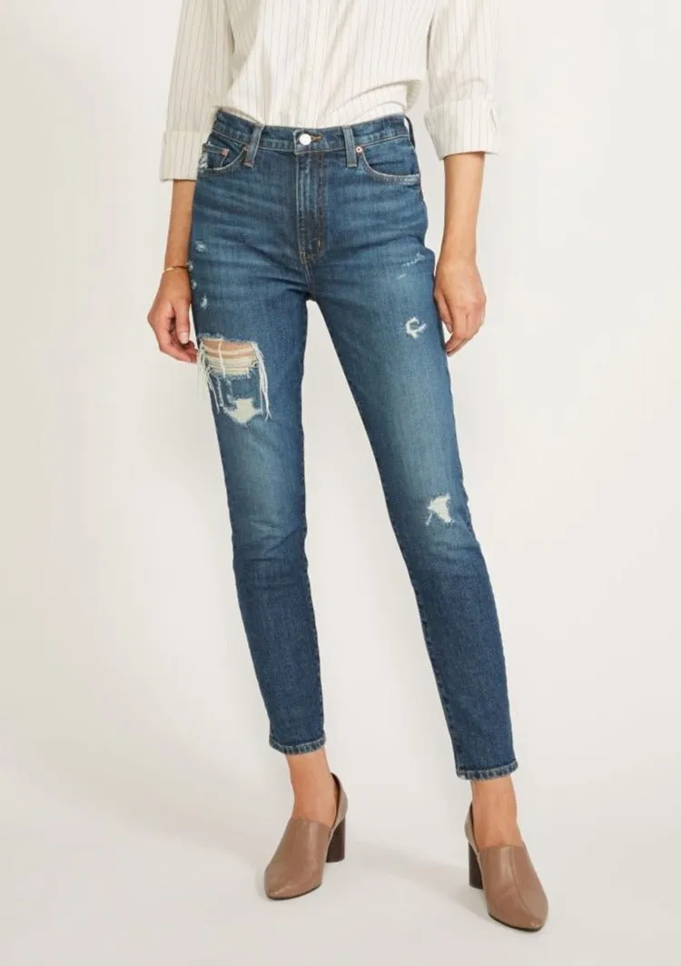 Giselle Mid Rise Skinny in Elder Creek