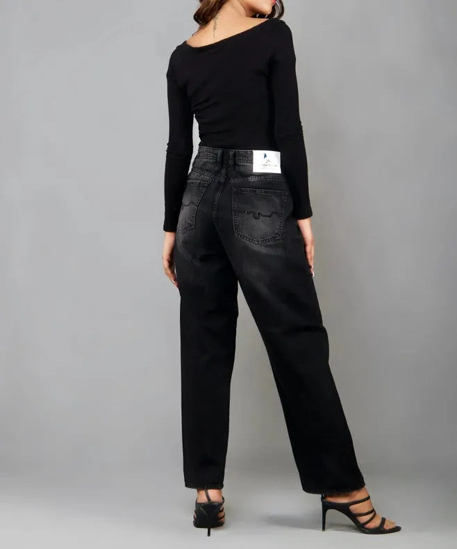 Grange Relaxed Boyfriend Black