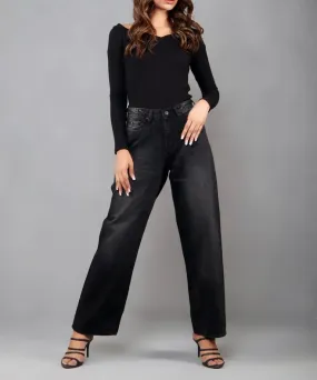 Grange Relaxed Boyfriend Black