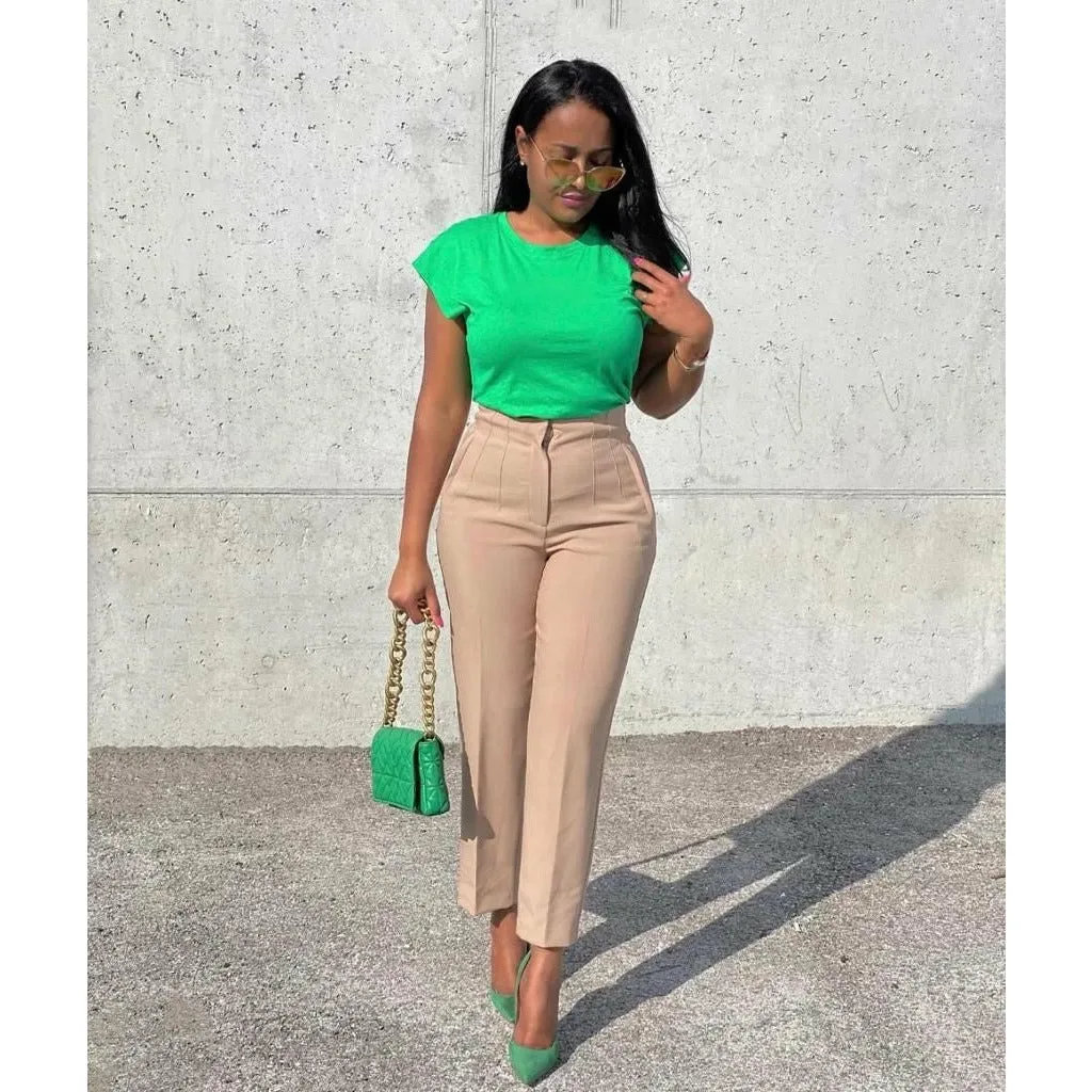 High-waisted Skinny Formal Pants