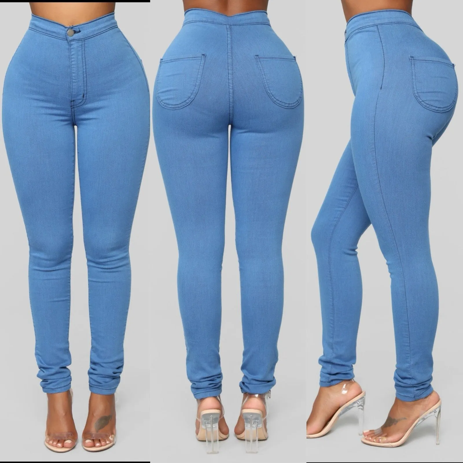 High Waisted Skinny Jeans.