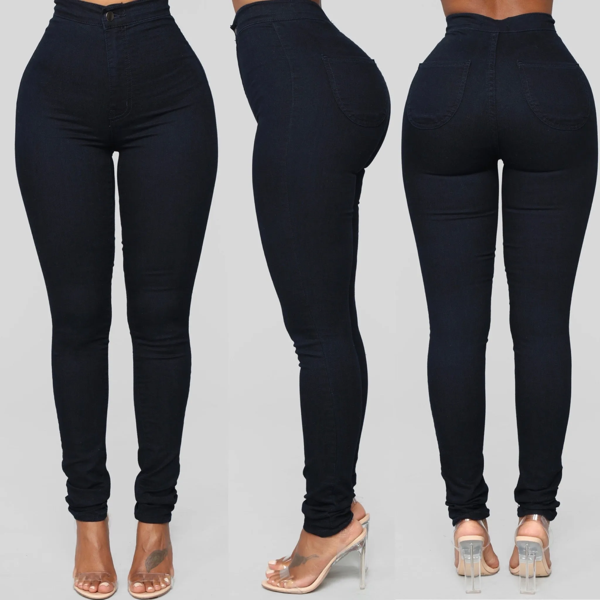 High Waisted Skinny Jeans.