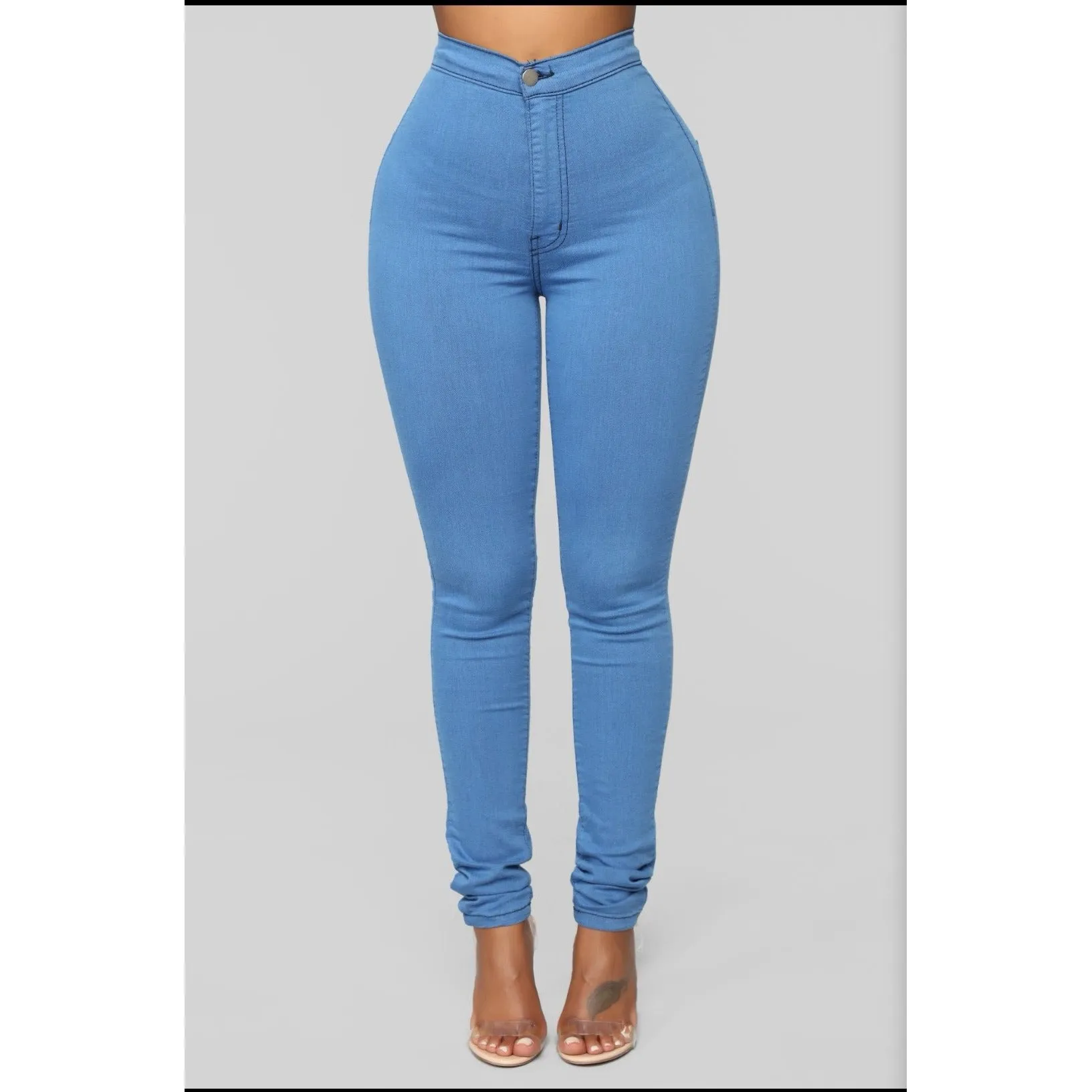 High Waisted Skinny Jeans.