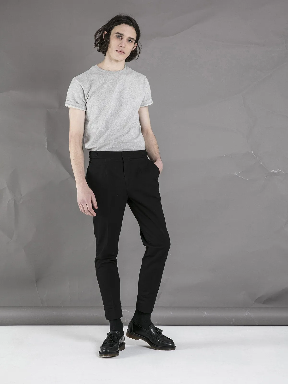 High Waisted Trousers - Black