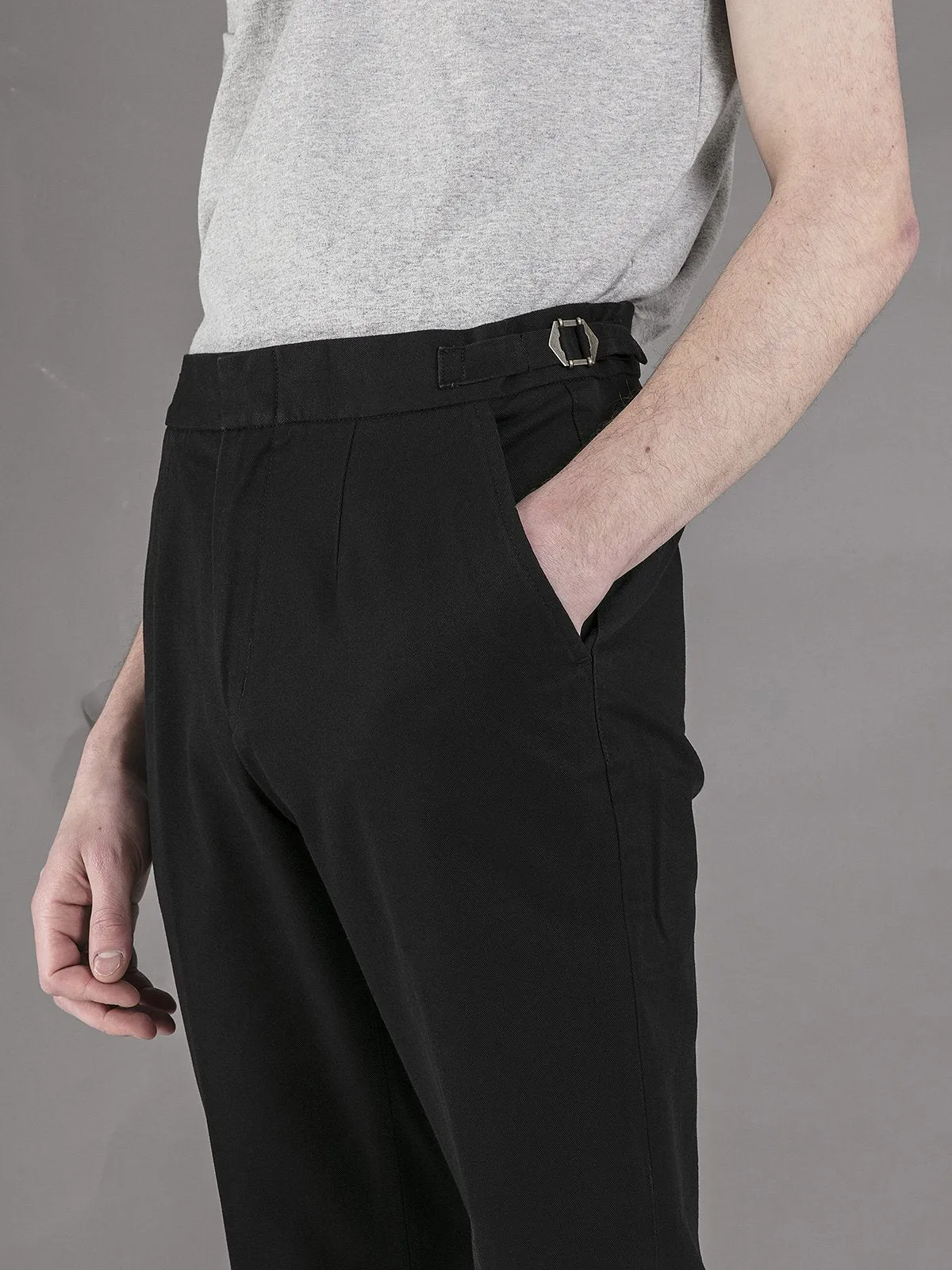 High Waisted Trousers - Black