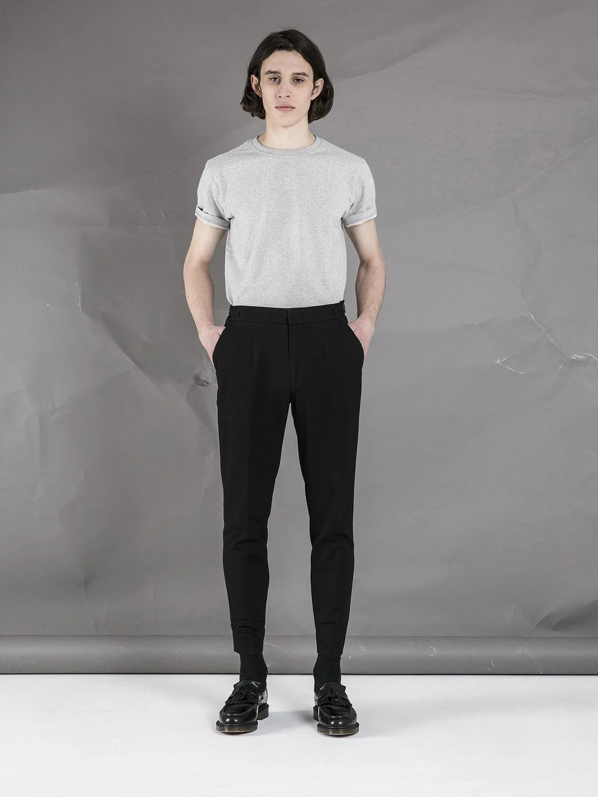 High Waisted Trousers - Black