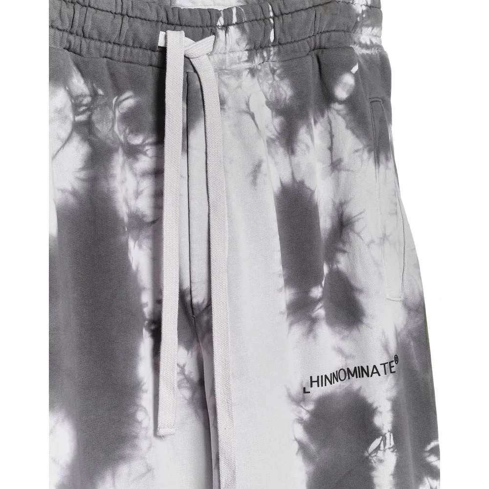 Hinnominate Chic Stone Print Stretch Cotton Trousers