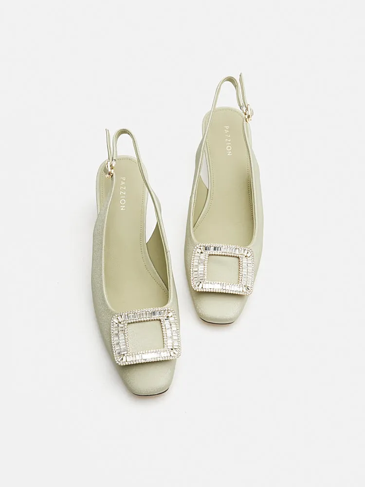 Laine Embellished Slingback Heels