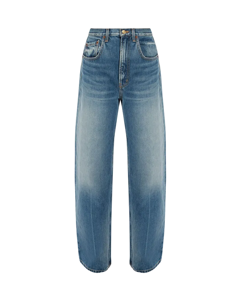 Leroy Mid Relaxed Bow Jeans