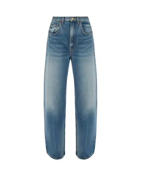 Leroy Mid Relaxed Bow Jeans
