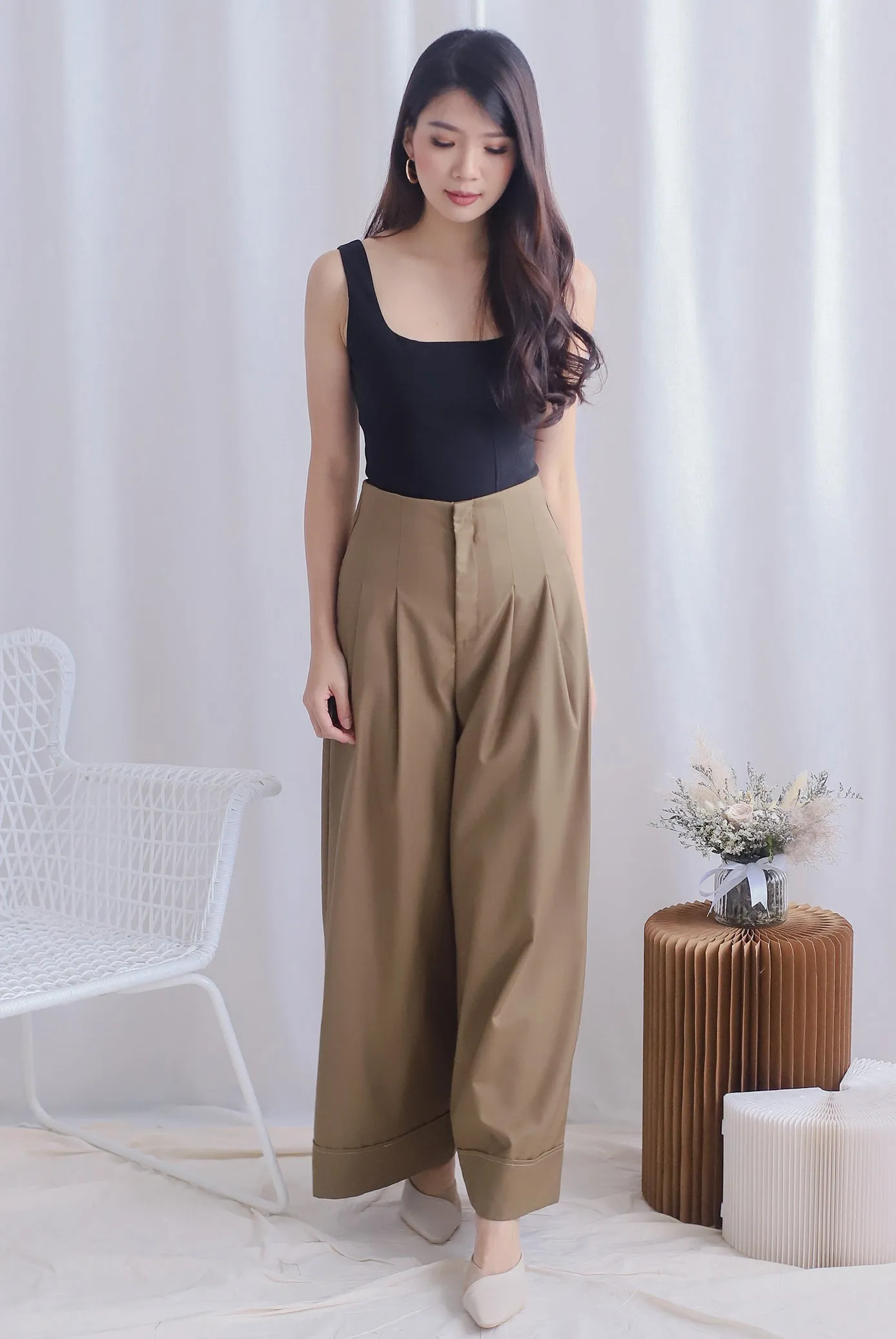 Madison Culottes In Sepia