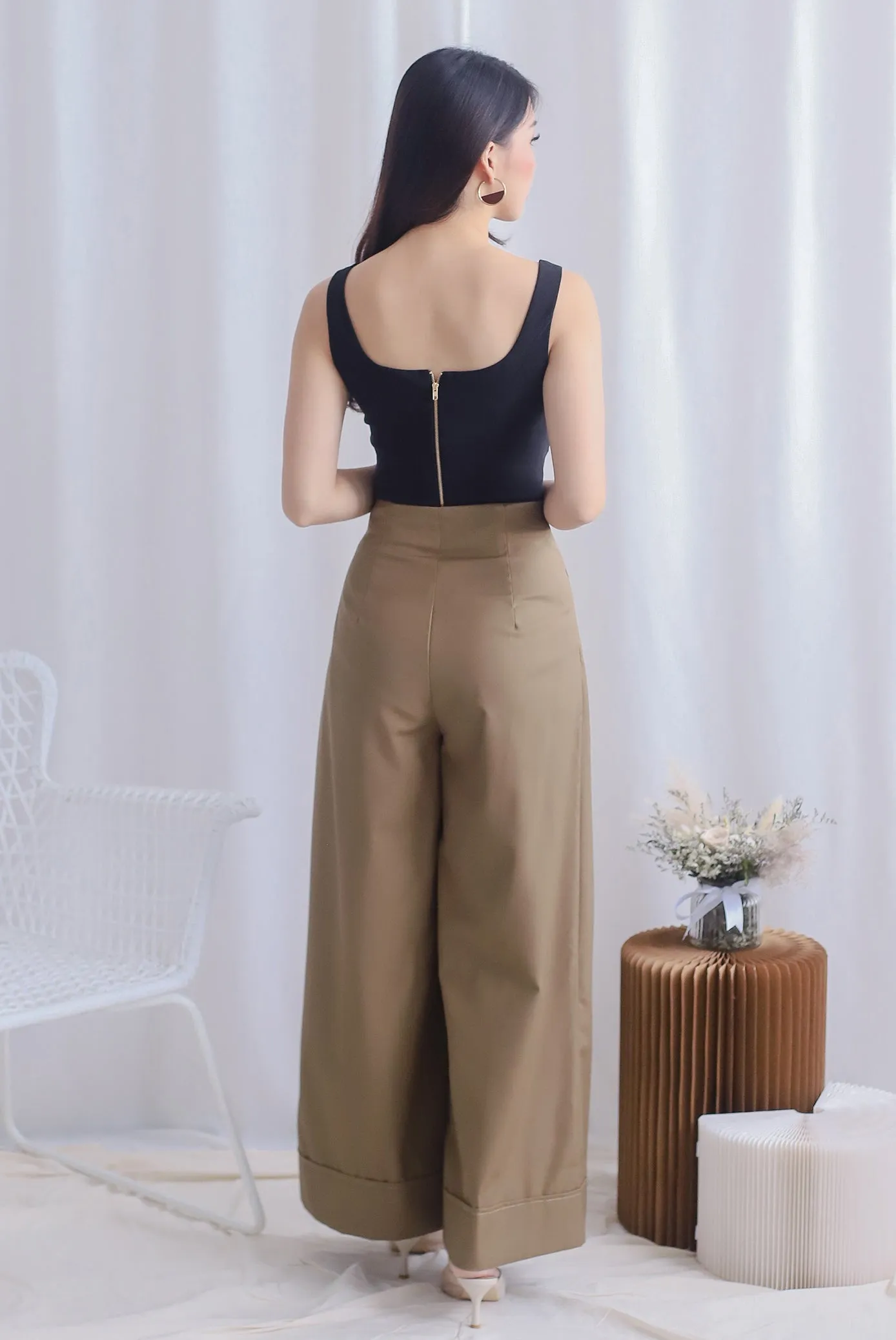 Madison Culottes In Sepia