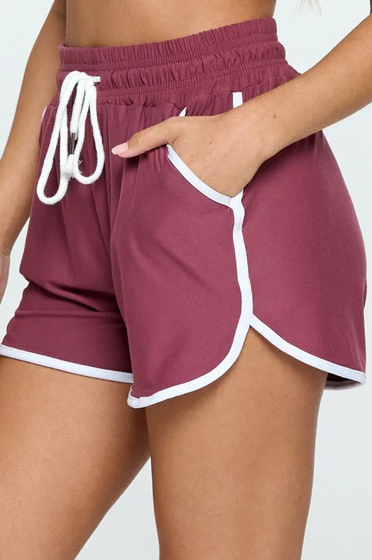 Mauve Running Shorts