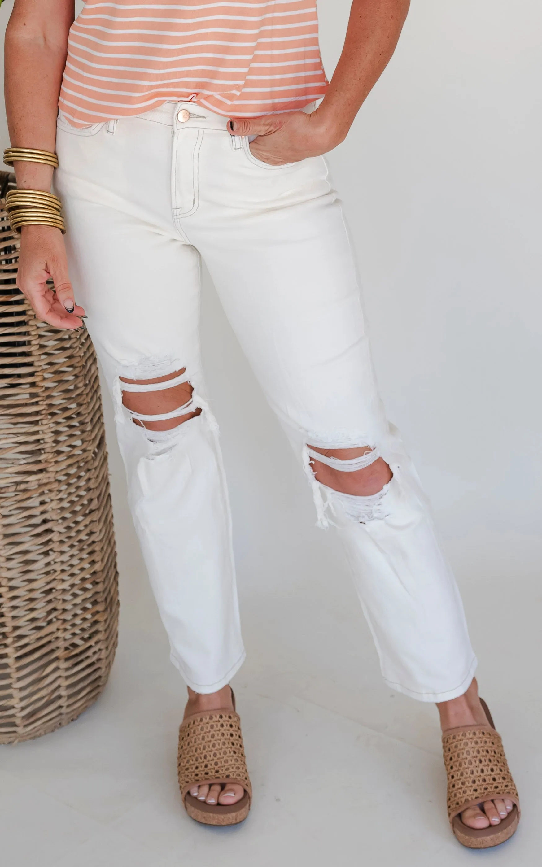MICA | Nekeas Super High Dad Denim Jean -Final Sale