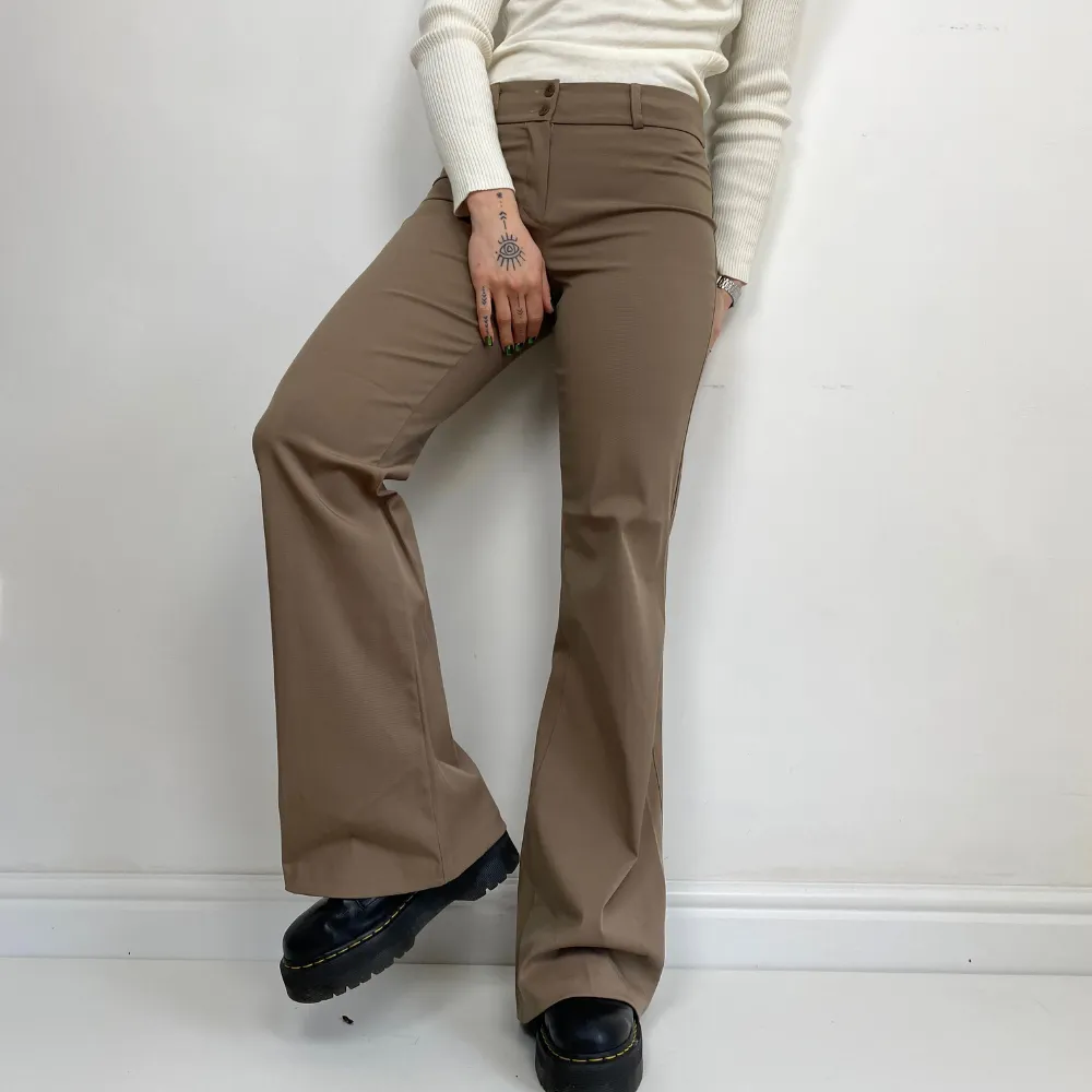 Mocha Flare Trousers - XS/S