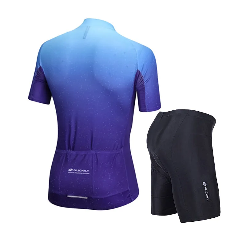 Nuckily Mycycology MG021-NS355 Half Sleeves Jersey and Gel Padded Shorts