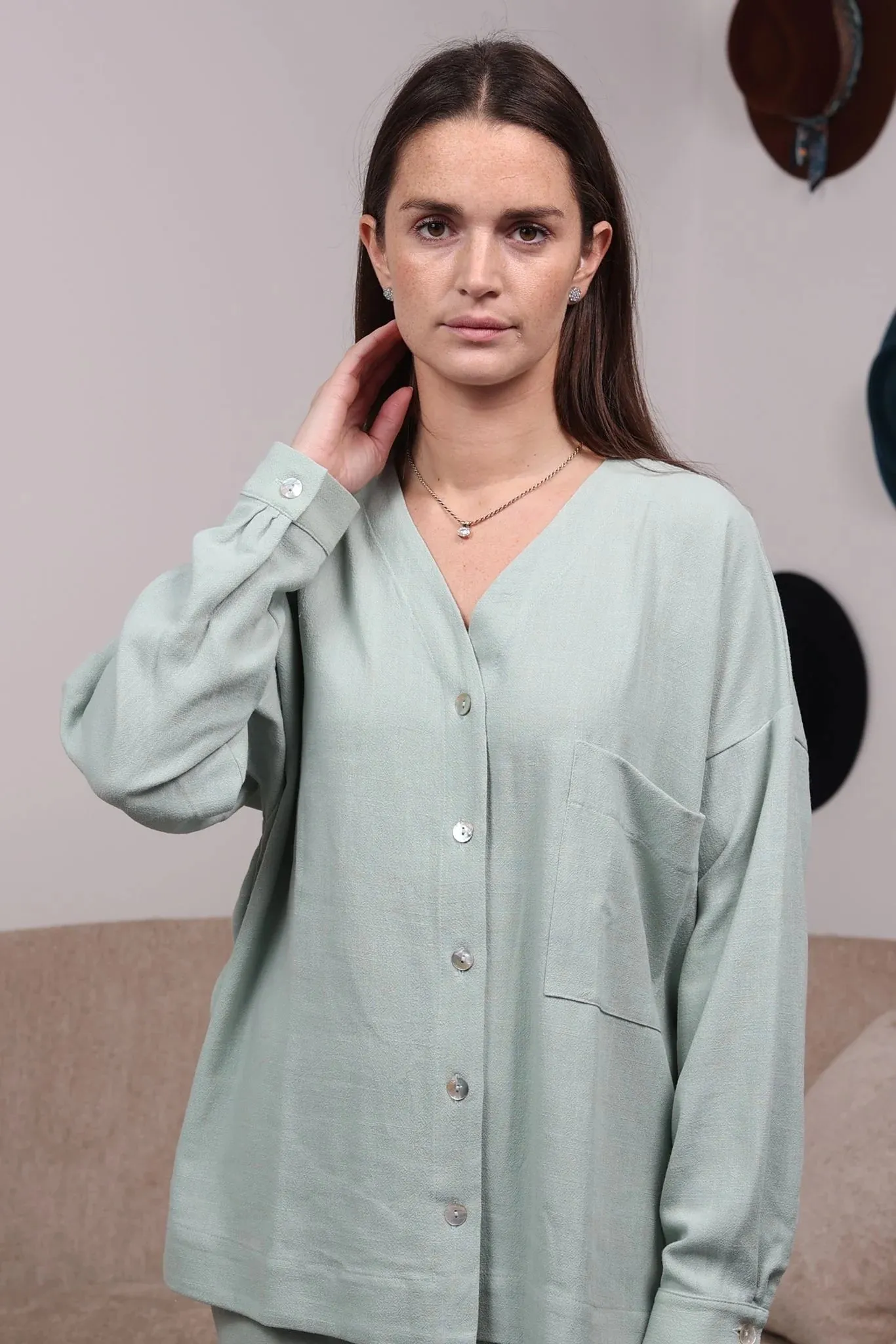 Or Linen Top