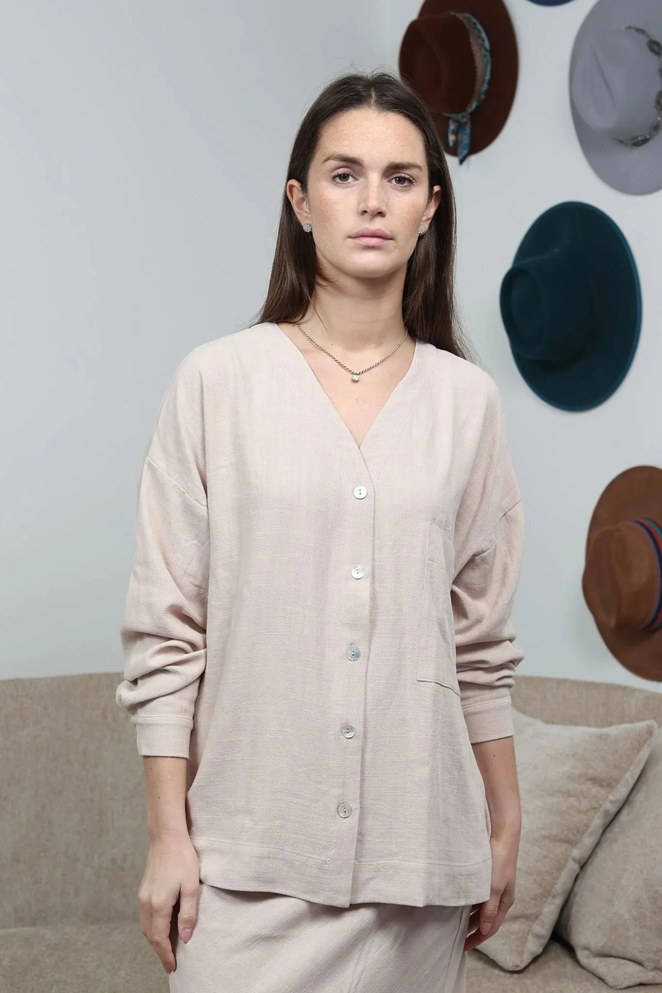 Or Linen Top