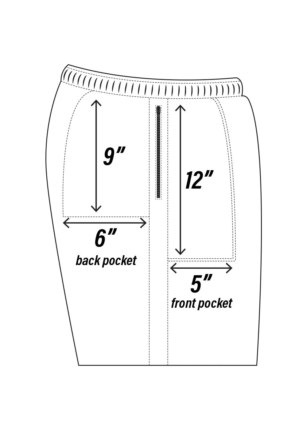Pantalones cortos holgados Big Boy para hombre
