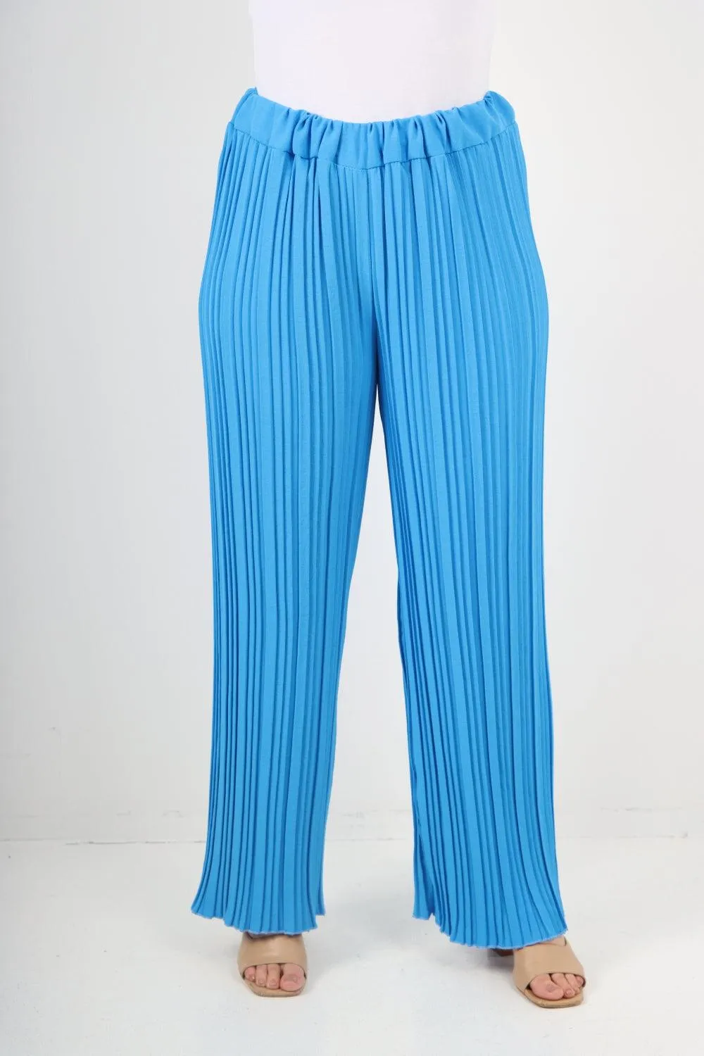 Pleated Elasticated Waist Trousers