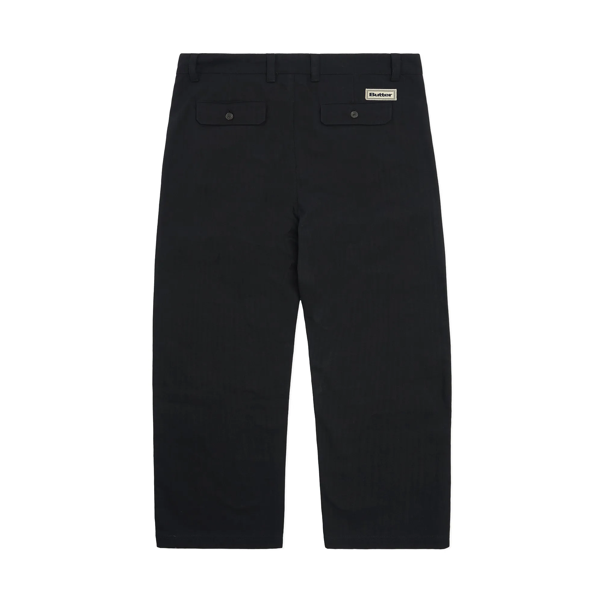 Pleated Trousers, Black