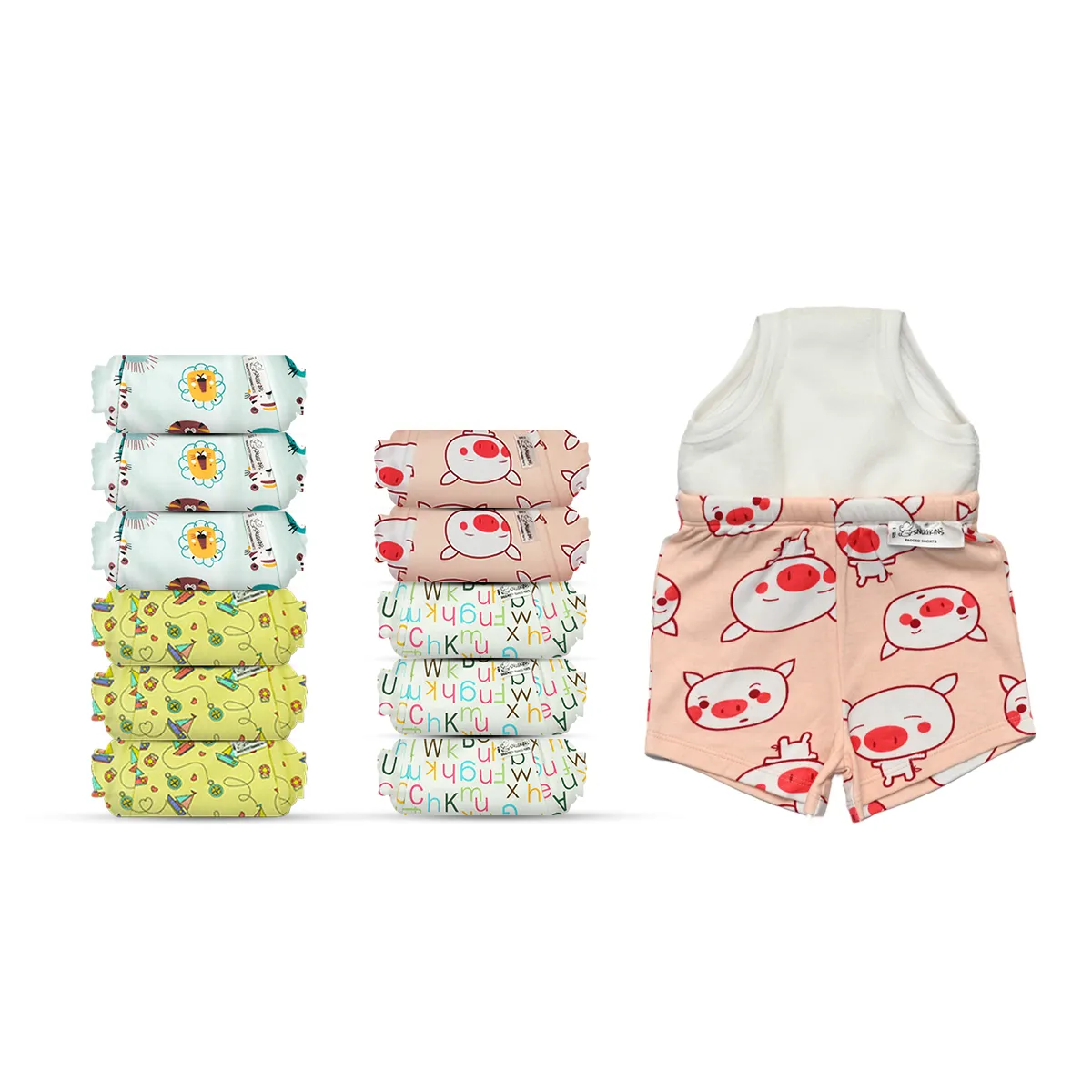 Potty Training Shorts 1-2 Years Pack of 12
